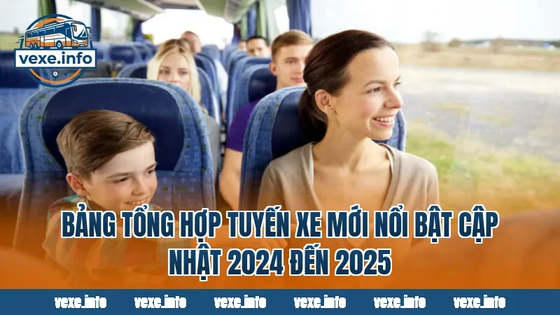 Bảng tổng hợp tuyến xe mới nổi bật cập nhật 2024 đến 2025