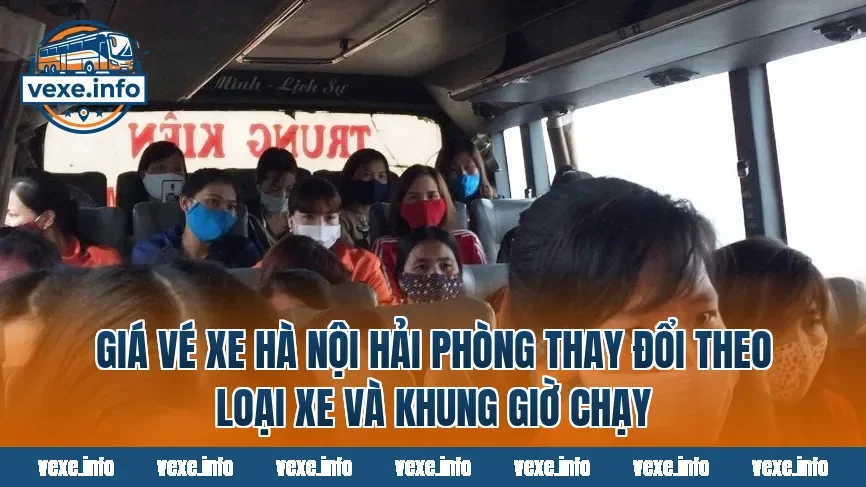 Giá vé xe Hà Nội Hải Phòng thay đổi theo loại xe và khung giờ chạy