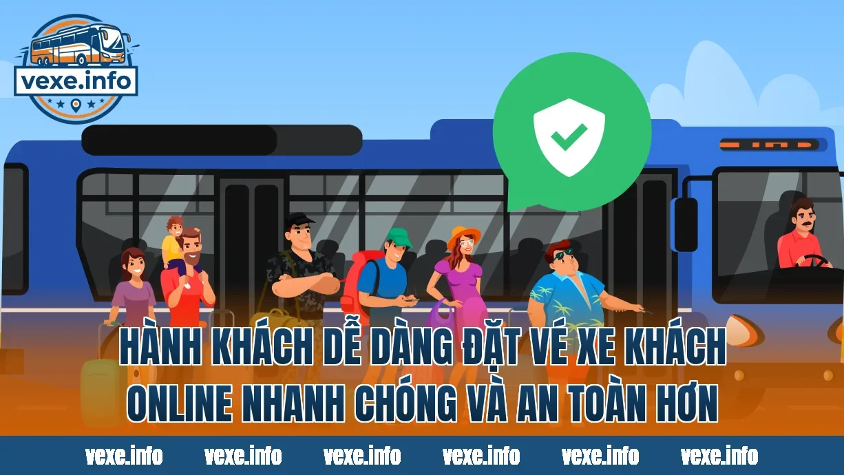 Hành khách dễ dàng đặt vé xe khách online nhanh chóng và an toàn hơn