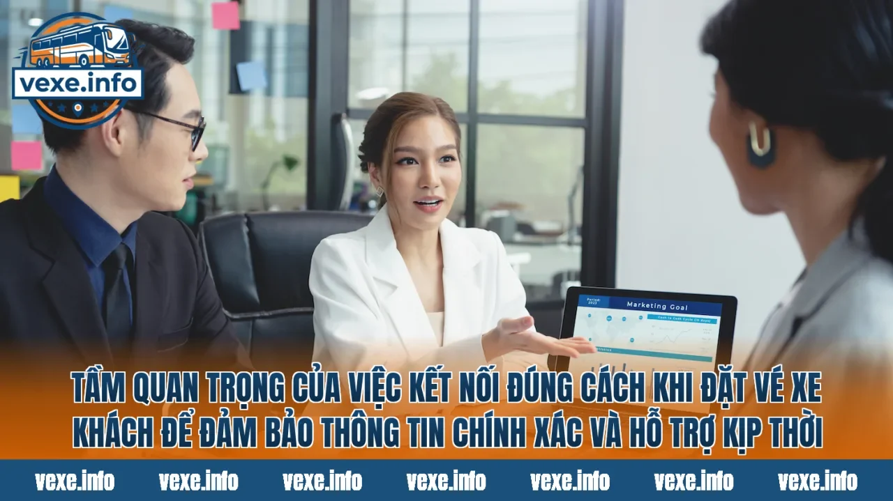 Tầm quan trọng của việc kết nối đúng cách khi đặt vé xe khách để đảm bảo thông tin chính xác và hỗ trợ kịp thời