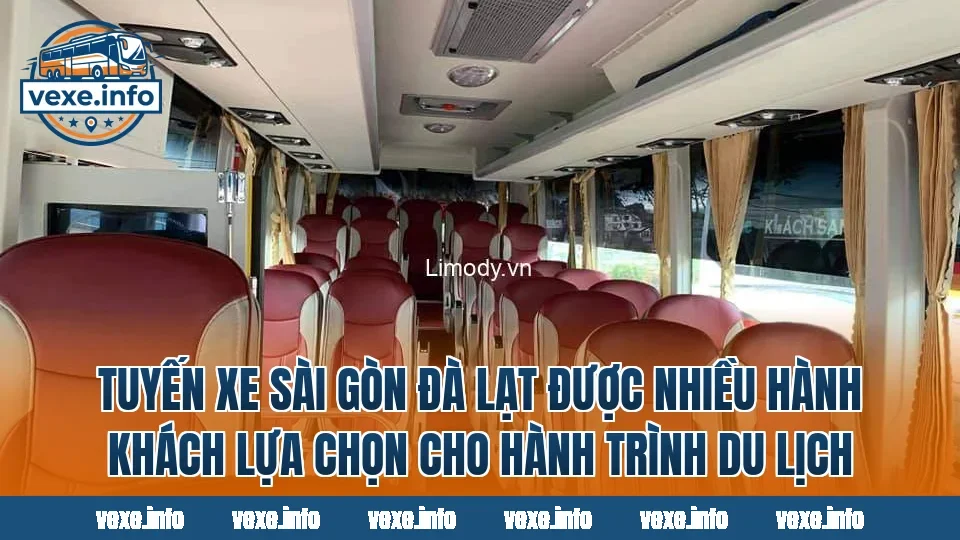 Tuyến xe Sài Gòn Đà Lạt được nhiều hành khách lựa chọn cho hành trình du lịch