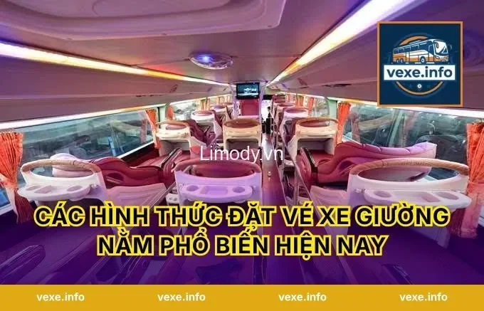 Các hình thức đặt vé xe giường nằm phổ biến hiện nay