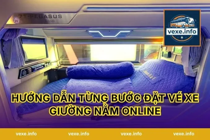 Hướng dẫn từng bước đặt vé xe giường nằm online